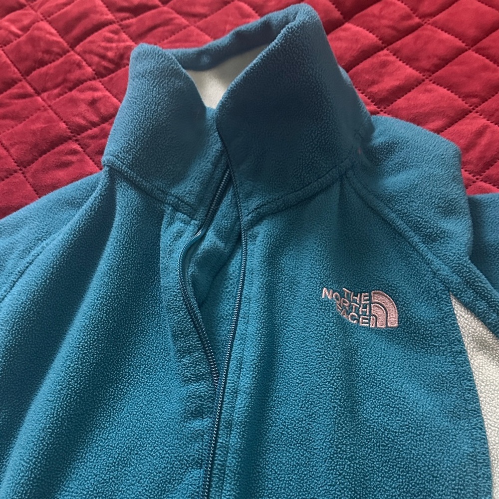 The North Face Adult Teal Fleece Jacket